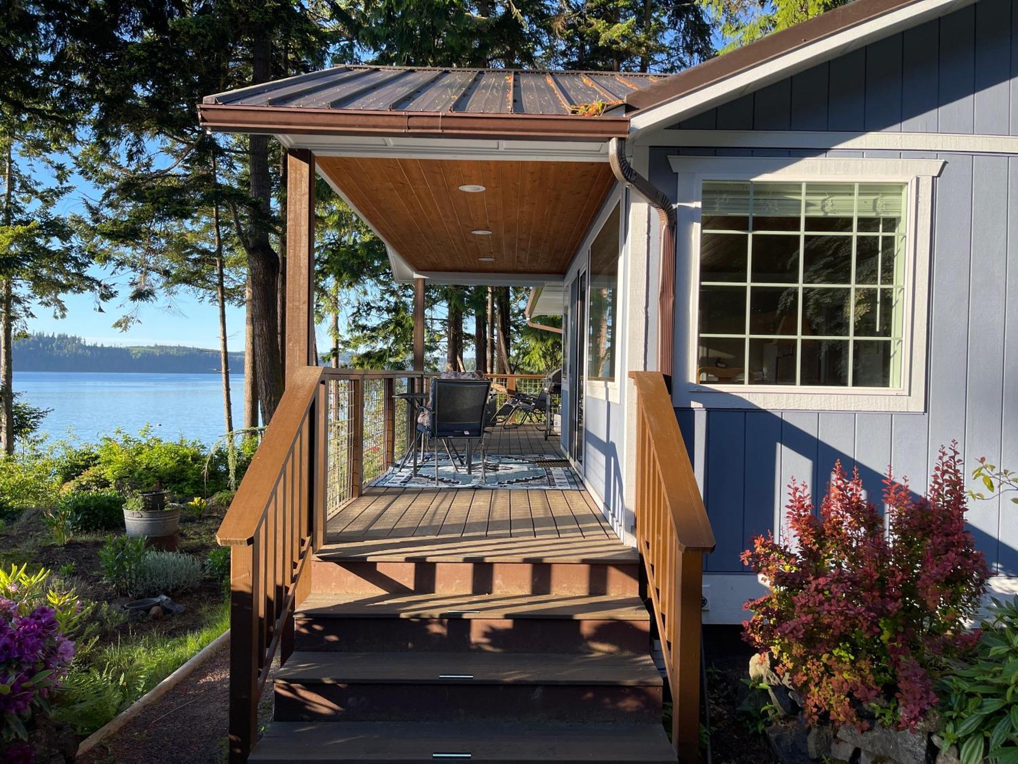 Puget Sound Chic Romantic Cottage With Private Beach Access & Gated Entry Port Ludlow エクステリア 写真
